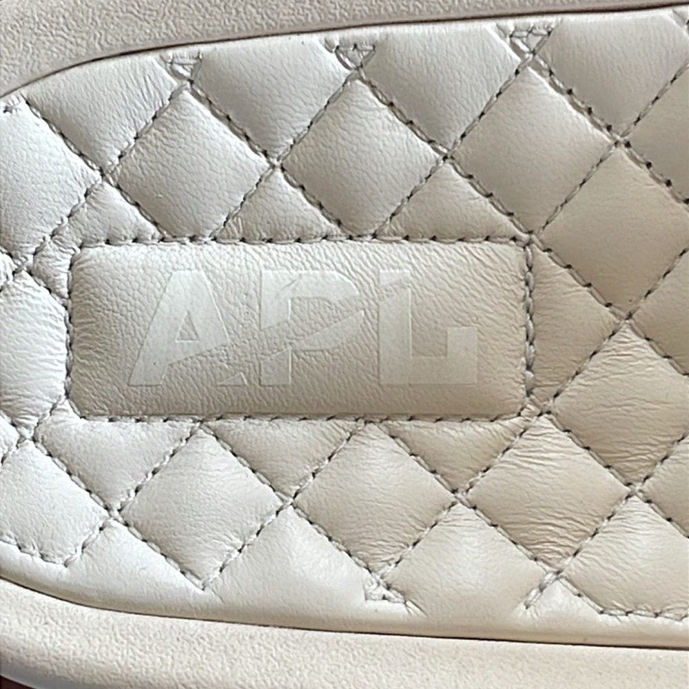 NIB APL MENS LUXURY PRISTINE WHITE LUSSO SLIDES SIZE 14 - Picture 3 of 9